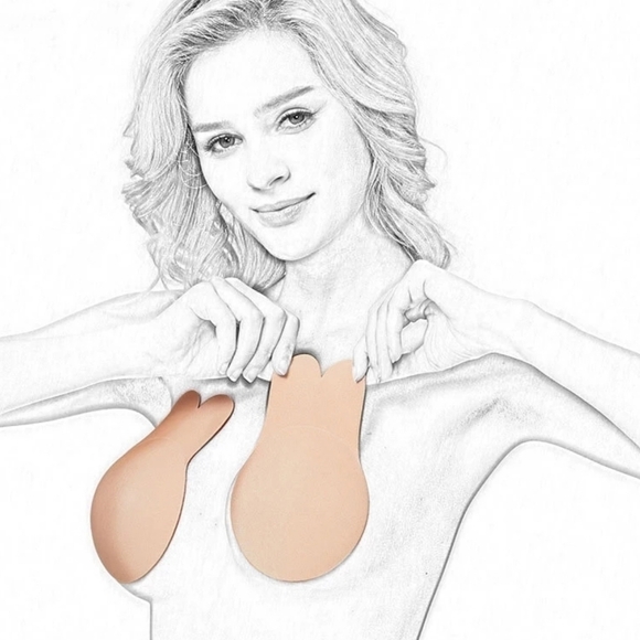 RABBIT Pushup Invisible Bra Breast Adhesive - Picture 1 of 5